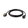 Kabel / 230V / 16A / C19-CEE / 7/Schuko / 3,0m / locking