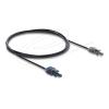 Delock - Netzwerkkabel - HFBR 4503Z (M) zu HFBR 4513Z (M) - 2 m - 2.2 mm - Glasfaser - Simplex - Schwarz