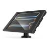 Compulocks iPad Pro M4 13" (2024), Apex Enclosure Tilting Stand 4" - Befestigungskit (Gehäuse, Aufstellung) - freiliegende Front- / Rückkamera und Sensoren - für Tablett - verriegelbar - Metallrahmen - Schwarz - Bildschirmgröße: 33.02 cm (13") - Wandmo