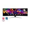 MSI MPG 491CQPDE QD-OLED - OLED-Monitor - Gaming - gebogen - 124.46 cm (49") - 5120 x 1440 Dual Quad HD @ 144 Hz - 1000 cd / m² - 1500000:1 - DisplayHDR 400 True Black - 0.03 ms - 2xHDMI, DisplayPort, USB-C - Schwarz