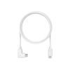 Compulocks 6ft Charge & Data USB-C to USB-C 90-Degree Cable Right Angle - USB-Kabel - USB-C (M) gerade zu USB-C (M) nach rechts abgewinkelt - 1.83 m - weiß - für Compulocks BrandMe, Space Flex, Space Kiosk, Space Rail, Space Reach, Space Rise