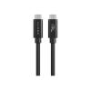 Hyper HyperDrive Next - USB-Kabel - USB-C (M) zu USB-C (M) - USB4 - 1.2 m - Schwarz