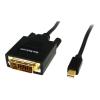 StarTech Mini DisplayPort auf DVI 1,8m Kabel - MD (Stecker) - DVI (Stecker) - Passiv Adapter - maximale Auflösung 1920x1200 - DisplayPort-Kabel - Mini DisplayPort (M) zu DVI-D (M) - 1.8 m - Schwarz