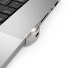 Compulocks Ledge Lock Adapter for MacBook Air 13" M2-M4 Silver - Sicherheitsschlossadapter - für Apple MacBook Air M2
