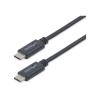 StarTech 1m USB-C Kabel - St / St - USB 2.0 - USB Typ C - USB-Kabel - USB-C (M) zu USB-C (M) - USB 2.0 - 1 m - Schwarz - für P / N: DKT30CHD, HB30C1A1CPD, HB30C3A1CFBW, PEXUS313AC2V