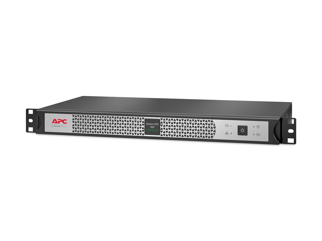 APC Smart-UPS SC SCL500RMI1UNC - USV (Rack - einbaufähig) - Wechselstrom 230 V - 400 watt - 500 VA - Ethernet 10 / 100, USB - Ausgangsanschlüsse: 4 - 1U - Schwarz, Silber - für P / N: AR106V, AR4018SPX432, AR4024SP, AR4024SPX429, AR4024SPX431, AR4024SPX4