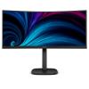 Philips 34B2U3600C - 3000 Series - LED-Monitor - gebogen - 86.4 cm (34") - 3440 x 1440 WQHD @ 120 Hz - VA - 3500:1 - HDMI, DisplayPort, USB-C - Lautsprecher - Textured Black
