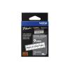 Brother TZe-S121 - Extrem stark haftend - schwarz auf durchsichtig - Rolle (0,9 cm x 8 m) 1 Kassette(n) laminiertes Band - für P-Touch PT-E550, P900, P-Touch Cube Plus PT-P710, P-Touch Cube Pro PT-P910