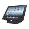 Compulocks Universal Tablet Holder with Coiled Cable Lock - Aufstellung - für Tablett - verriegelbar - hochwertiges Aluminium - Schwarz - Schreibtisch
