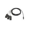 APC Easy Rack - Temperatur- & Feuchtigkeitssensor für PDU-Rack - Schwarz