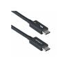 StarTech 2.6ft (80cm) Thunderbolt 5 Cable, 80Gbps / 120Gbps, Certified - Thunderbolt-Kabel - Thunderbolt 5 (M) zu Thunderbolt 5 (M) - USB4 / Thunderbolt 3 / Thunderbolt 4 / Thunderbolt 5 / DisplayPort 2.1 - 80 cm - 4K Unterstützung, 8K Unterstützung, p