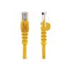 2m Yellow Snagless UTP Cat5e Patch Cable