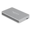 Delock - Speichergehäuse - M.2 - M.2 NVMe Card - Thunderbolt 3, Thunderbolt 4, USB4 - Silber