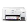 Epson EcoTank ET-2876 - Multifunktionsdrucker - Farbe - Tintenstrahl - ITS - A4 (Medien) - bis zu 10 Seiten / Min. (Drucken) - 100 Blatt - Wi-Fi, USB - weiß