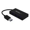 Startech 4 Port USB 3.0 Hub - USB-A auf 3x USB-A und 1x USB-C - inklusive Netzteil - USB Hub - Desktop USB C Hub - Hub - 3 x SuperSpeed USB 3.0 + 1 x USB-C - Desktop - für P / N: CFASTRWU3C, SDMSDRWU3AC, USB312SAT3CB, USB315CB2M, USBLT1MWS, USBLTM1MBK,