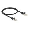 Delock Kabel RJ50 Stecker zu RJ50 Stecker S / FTP 0,5 m schwarz