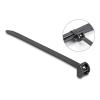 Delock - Kabelbinder - mit Metalllasche - 34.3 cm - Schwarz (Packung mit 10)