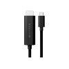 HyperDrive - Adapterkabel - USB-C männlich zu HDMI männlich - 2.5 m - Schwarz - 4K60Hz-Unterstützung, DP Alt-Modus Unterstützung