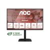AOC Q27E4CV - LED-Monitor - 68.6 cm (27") - 2560 x 1440 QHD @ 120 Hz - IPS - 350 cd / m² - 1500:1 - 4 ms - HDMI, DisplayPort, USB-C - Lautsprecher - Schwarz