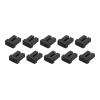 StarTech.com LC SFP Staubschutzkappen - 10 Stck. - LWL-Schutzkappen - SFP Kappe - Schutzumschlag - Schwarz (Packung mit 10)