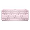 Logitech MX Keys Mini - Tastatur - hinterleuchtet - kabellos - Bluetooth - QWERTY - USA - rosé
