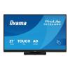 iiyama ProLite T2754MSC-B2AG - LED-Monitor - 68.6 cm (27") - Touchscreen - 1920 x 1080 Full HD (1080p) @ 83 Hz - IPS - 300 cd / m² - 1000:1 - 4 ms - HDMI, VGA - Lautsprecher - Schwarz, Matte