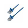 Startech - Patch-Kabel - RJ-45 (M) zu RJ-45 (M) - 50 cm - 3.7 mm - U / FTP - CAT 6a - ohne Haken, ultra-schlank, stabiler Kupfer - Blau