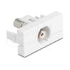 Delock - Easy 45 - Einrastmodul - RCA - einfach - weiß