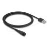 Delock - Stromkabel - USB (M) zu 2-polig (M) - 4.8 V - 1.25 A - 1.5 m - Schwarz