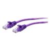 C2G 5ft (1.5m) Cat6a Snagless Unshielded (UTP) Slim Ethernet Network Patch Cable - Purple - Patch-Kabel - RJ-45 (M) zu RJ-45 (M) - 1.5 m - 4.8 mm - UTP - CAT 6a - geformt, ohne Haken - lila