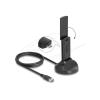 Delock Wi-Fi 6E Dualband WLAN USB Adapter AX5400 (2 x 2402 + 574 Mbps)