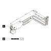 Lenovo ThinkSystem 2U x16 / x8 / x8 PCIe G4 Riser 1 / 2 Kit - Riser Card