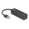Delock - Hub - Typ A - 4 x USB 2.0 - Desktop