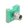 Delock - Netzwerkadapter - 17 pin M12 (W) zu 18-poliger Anschlussblock - A-kodiert, zur Installation