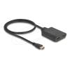 Delock - Video / Audio-Schalter - 2 x HDMI - Desktop