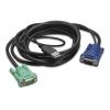 Cable / KVM / APC Integrated Rack LCD / KVM USB Cable - 10ft (3m)