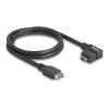 Delock - USB-Kabel - 20-poliger USB Typ E (M) Taste A zu USB-C (W) gewinkelt - 5 V - 1.5 A - 70 cm - bis zu 10 Gbps Datentransferrate - Schwarz