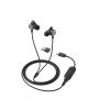 Logitech Zone Wired Earbuds - Headset - im Ohr - kabelgebunden - 3,5 mm Stecker - Geräuschisolierung - Graphite - Zertifiziert für Microsoft Teams