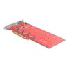 Delock - Schnittstellenadapter - M.2 - M.2 NVMe Card - PCIe 4.0 x16