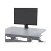 Ergotron WorkFit - Befestigungskit (Halterung für Schreibtisch) - für LCD-Display - Schwarz - Bildschirmgröße: bis zu 61 cm (bis zu 24 Zoll) - für P / N: 33-467-921, 33-468-921