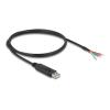 Delock - USB- / serieller Adapter - USB 2.0 - RS-485, Modbus - serielles RS-485 - Schwarz