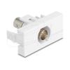 Delock - Easy 45 - Einrastmodul - BNC - einfach - weiß