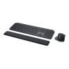 Logitech MX Keys Combo for Business - Tastatur-und-Maus-Set - hinterleuchtet - kabellos - Bluetooth LE - QWERTY - US International - Graphite