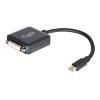 C2G Mini DisplayPort to DVI Adapter - Mini DP to Single Link DVI-D - M / F - DisplayPort-Kabel - Mini DisplayPort (M) zu DVI-D (W) - 20.32 cm - Schwarz