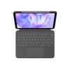 Logitech Combo Touch - Tastatur und Foliohülle - mit Trackpad - hinterleuchtet - Apple Smart connector - QWERTZ - Deutsch - Graphite - für Apple 11-inch iPad Pro (M4)