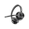 Poly Voyager 4320 - Headset - On-Ear - Bluetooth - kabellos - Schwarz - Zertifiziert für Microsoft Teams, Zoom Certified - Replaces Poly SKU 218476-01
