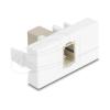 Delock - Easy 45 - Einrastmodul - SC Single-Mode - einfach - beige, weiß