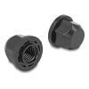 Delock - Schutzkappe - M12 - Schwarz (Packung mit 2)