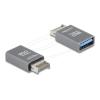 Delock - USB-Adapter - 20-poliger USB Typ E (M) Taste A zu USB Typ A (W) - 5 V - 3 A - bis zu 10 Gbps Datentransferrate - Grau