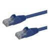 StarTech.com 50cm Cat6 Snagless Gigabit UTP Netzwerkkabel - Cat 6 RJ45 Netzwerkkabel mit Knickschutz - Blau - Patch-Kabel - RJ-45 (M) zu RJ-45 (M) - 50 cm - UTP - CAT 6 - geformt, ohne Haken - Blau